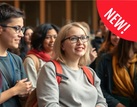 Junge Menschengruppe, politische Bildung