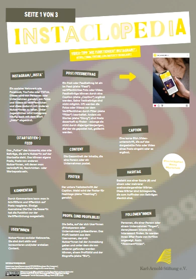Instagram Begriffe